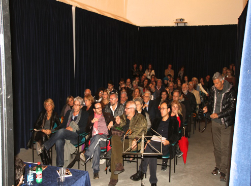 L'autore alla presentazione di Nell'altro al PAN di Roma