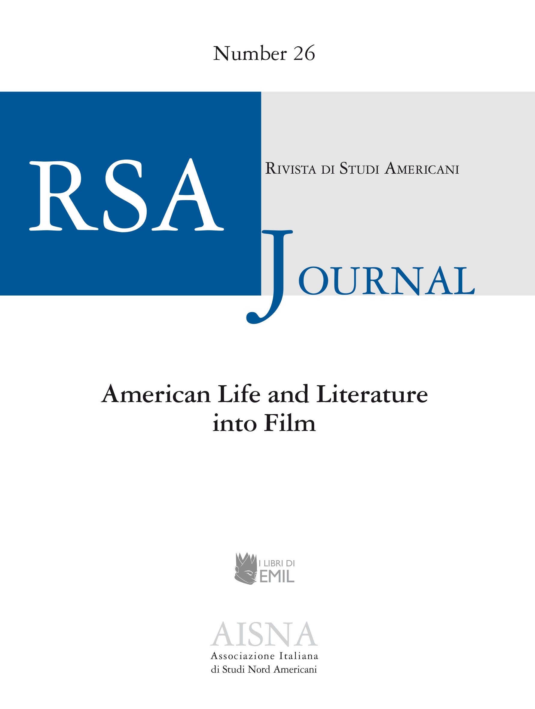 RSA Journal - Rivista Studi Americani, 26