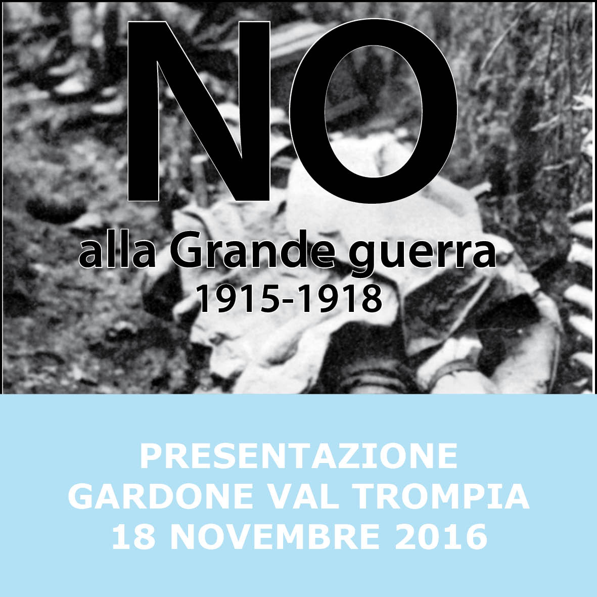 Presentazione "No alla Grande Guerra" a Gardone Val Trompia